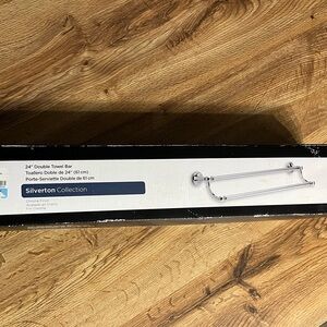 Chrome Double Towel Bar